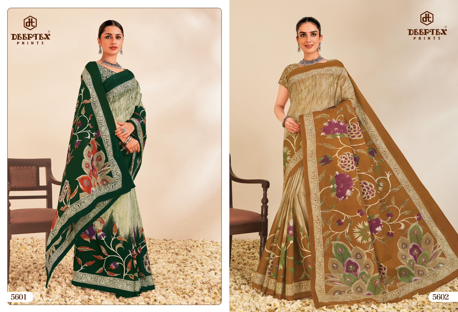 Deeptex Mother India Vol-56 Wholesale Pure Cotton Sarees
