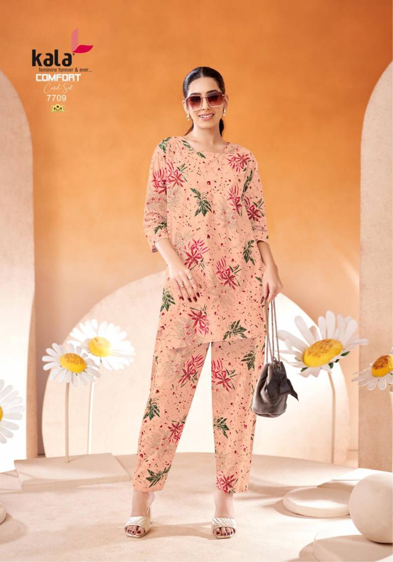 Kala Comfort Cord Set Vol 2 Cotton Printed Co Ord Set