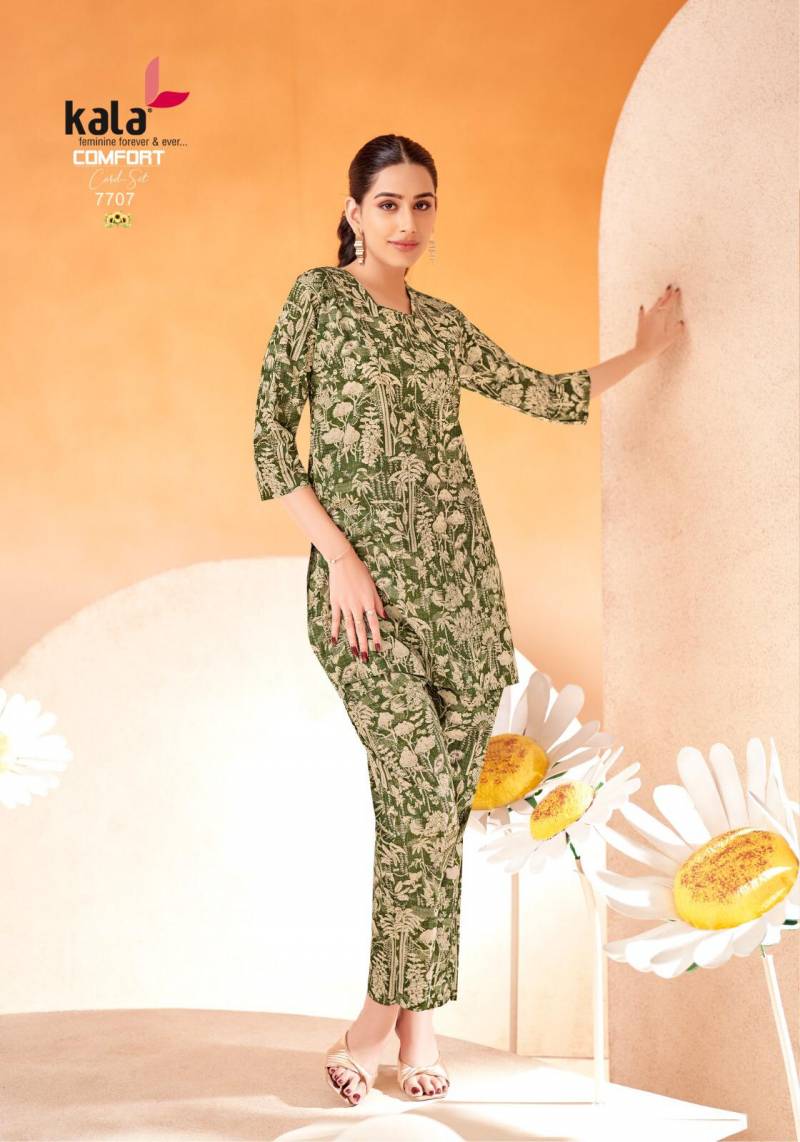 Kala Comfort Cord Set Vol 2 Cotton Printed Co Ord Set