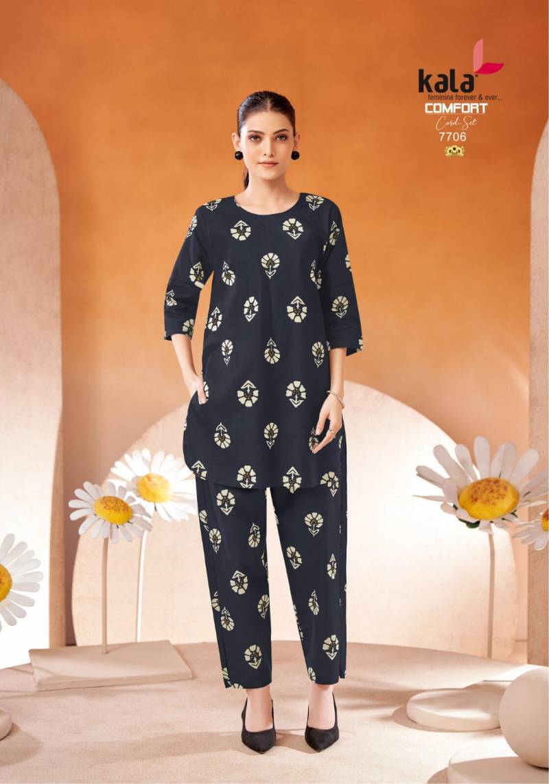 Kala Comfort Cord Set Vol 2 Cotton Printed Co Ord Set
