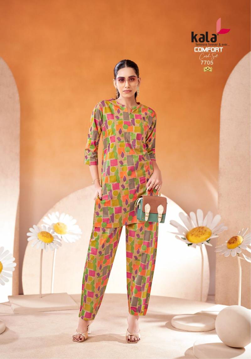 Kala Comfort Cord Set Vol 2 Cotton Printed Co Ord Set