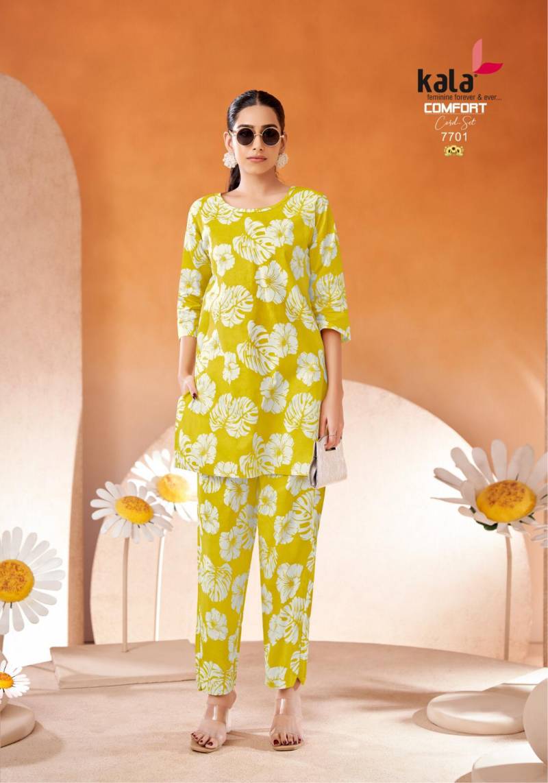 Kala Comfort Cord Set Vol 2 Cotton Printed Co Ord Set