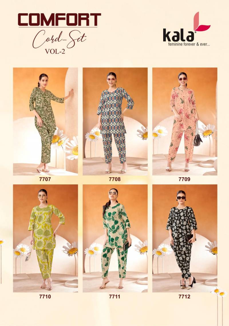 Kala Comfort Cord Set Vol 2 Cotton Printed Co Ord Set