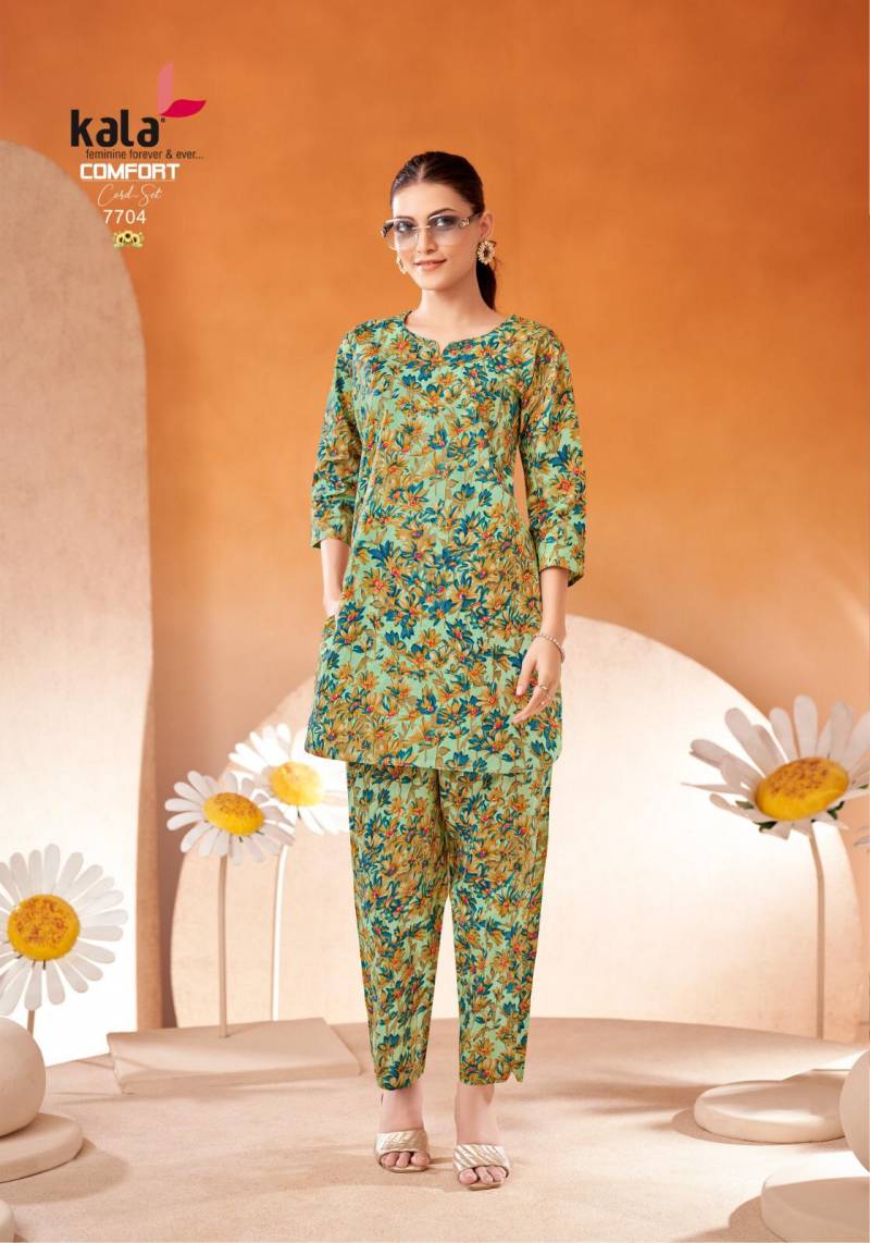 Kala Comfort Cord Set Vol 2 Cotton Printed Co Ord Set
