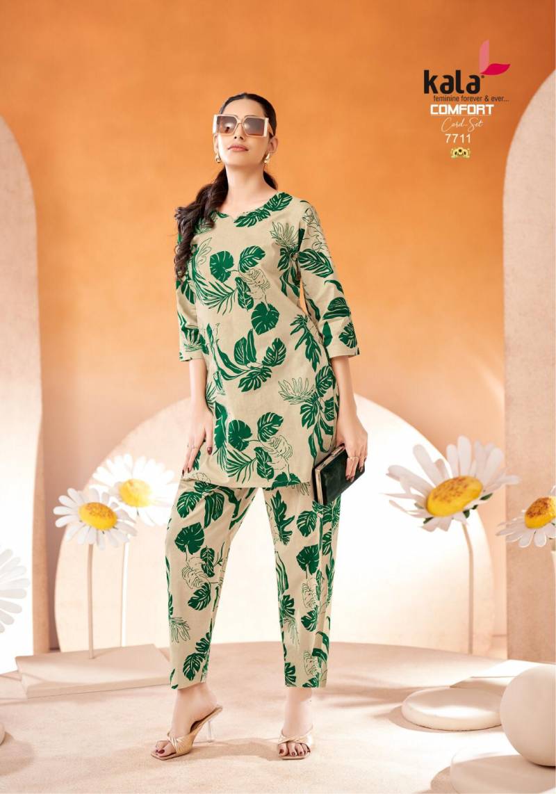 Kala Comfort Cord Set Vol 2 Cotton Printed Co Ord Set