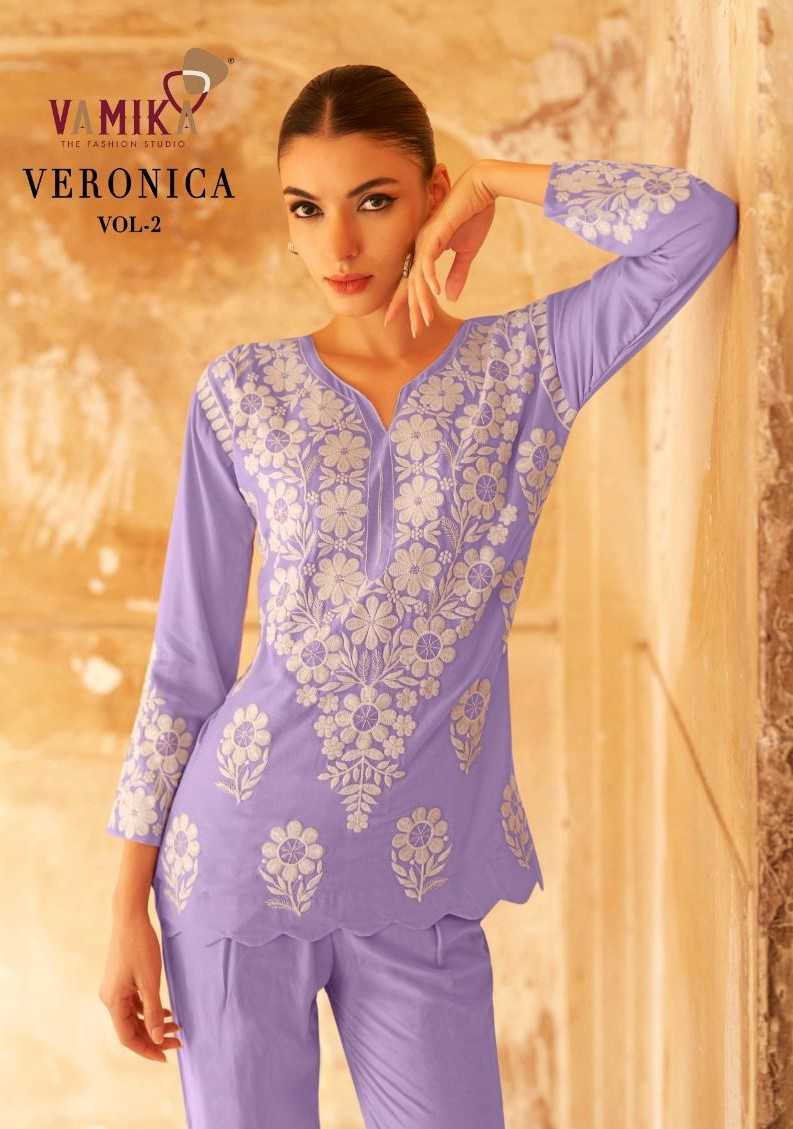 VAMIKA VERONICA VOL 2 READYMADE SEQUENCE WORK FANCY CORD SET