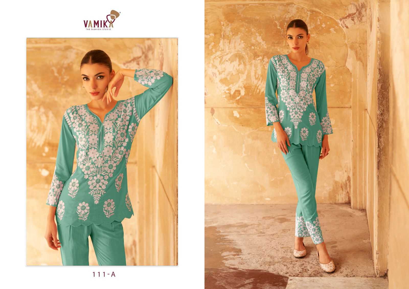 VAMIKA VERONICA VOL 2 READYMADE SEQUENCE WORK FANCY CORD SET
