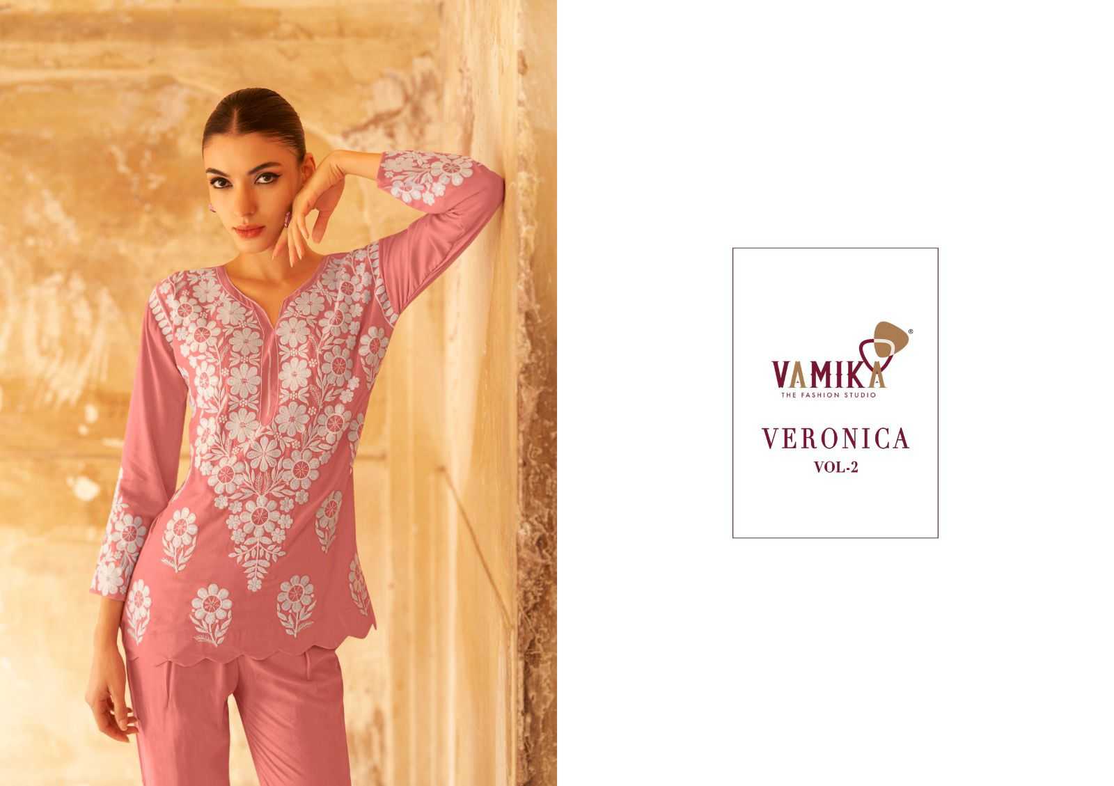 VAMIKA VERONICA VOL 2 READYMADE SEQUENCE WORK FANCY CORD SET