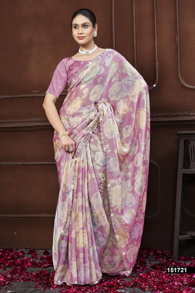 KARUNA VOL 12 BY VALLABHI PRINT CHIFFON SUMMER BEAUTY SAREES