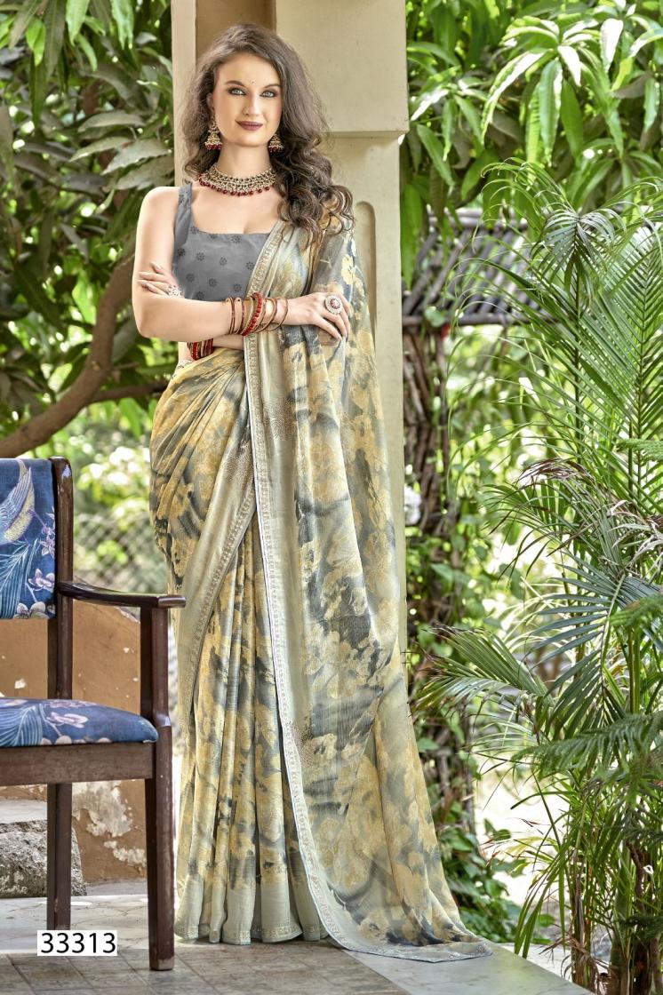DHANISHTHA VOL 2 BY VALLABHI PRINT BEAUTIFUL LOOK BRASSO SAREES
