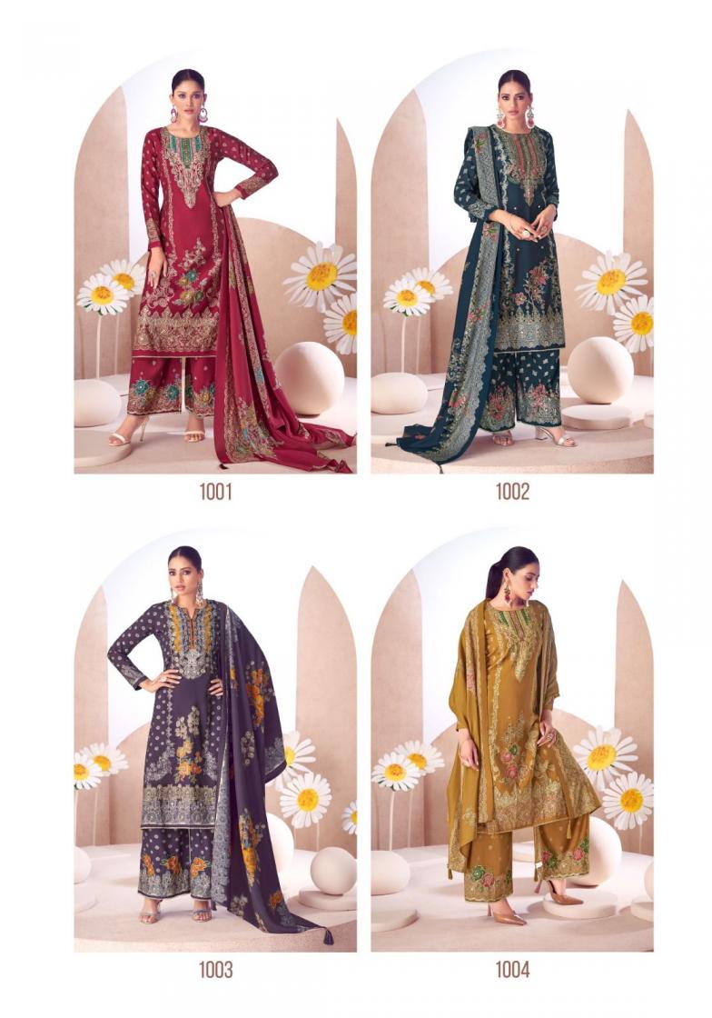 KOMAL VOL 1 BY SURYAJYOTI MODAL DISCHARGE PRINT CASUAL PAKISTANI SUIT FOR WOMENS