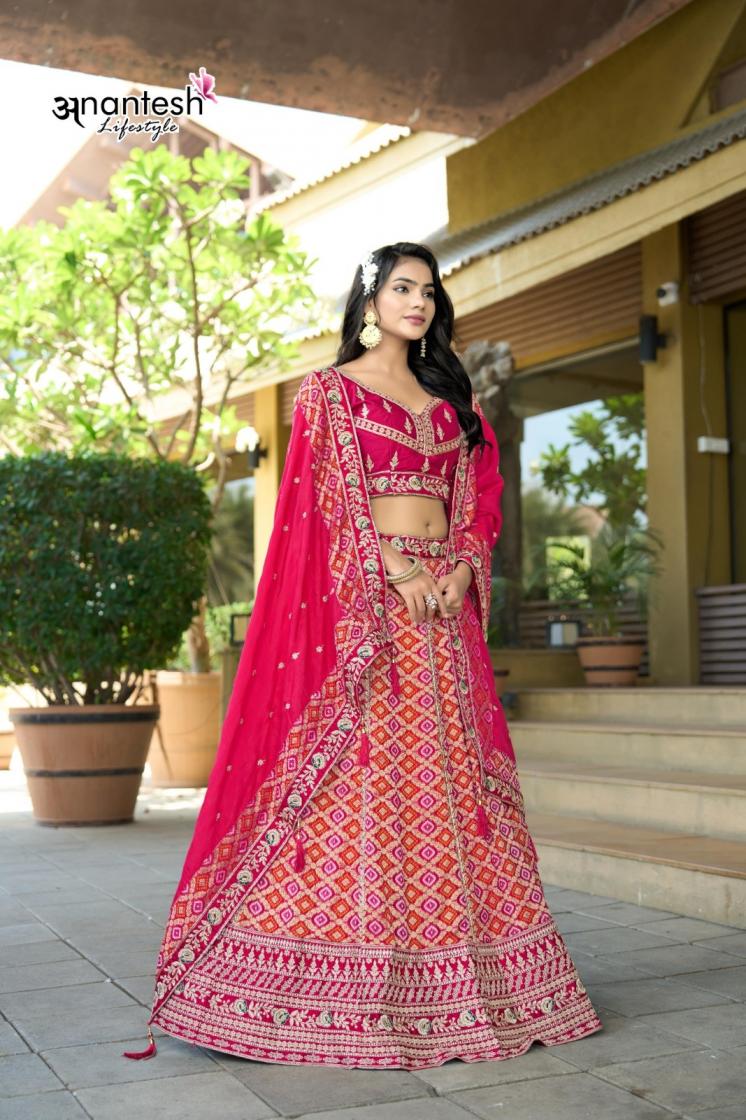 ANANTESH LIFESTYLE 5041 VISCOSE ENGAGEMENT SPECIAL SEMI STITCH CHANIYA CHOLI