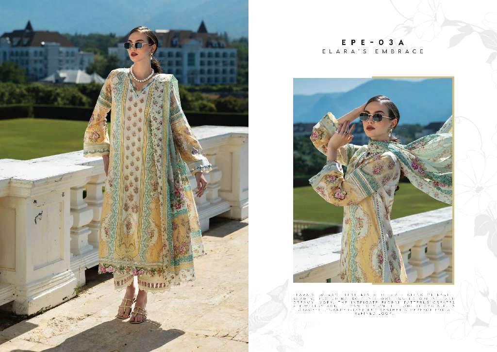 ELAF PRINTED LAWN COLLECTION 2025 WHOLESALE TRENDY ORIGINAL PAKISTANI SUITS