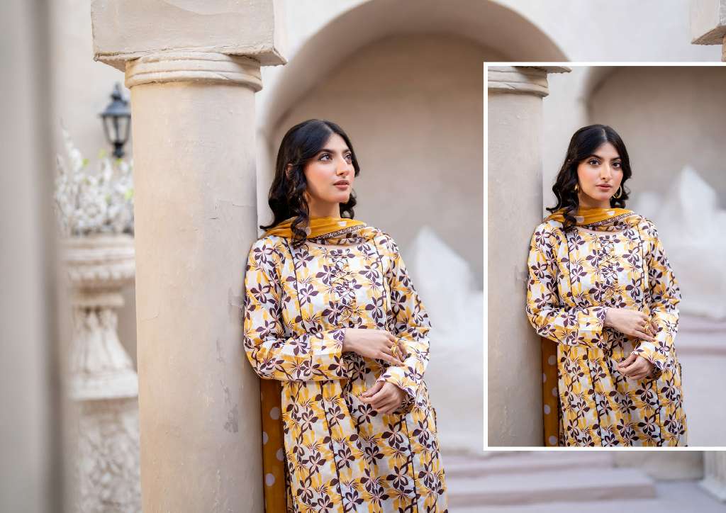 REGALIA IDENTIC WHOLESALE SEPARATES LAWN WITH BAMBER DUPATTA ORIGINAL PAKISATNI SUITS