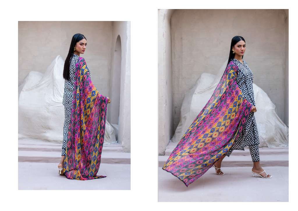 REGALIA IDENTIC WHOLESALE SEPARATES LAWN WITH BAMBER DUPATTA ORIGINAL PAKISATNI SUITS