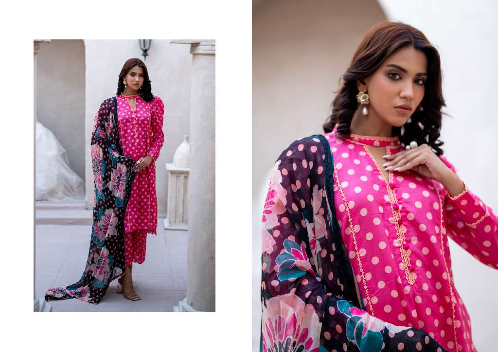 REGALIA IDENTIC WHOLESALE SEPARATES LAWN WITH BAMBER DUPATTA ORIGINAL PAKISATNI SUITS