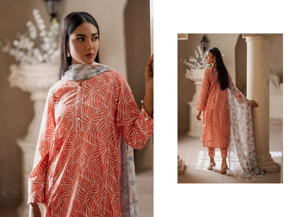REGALIA IDENTIC WHOLESALE SEPARATES LAWN WITH BAMBER DUPATTA ORIGINAL PAKISATNI SUITS