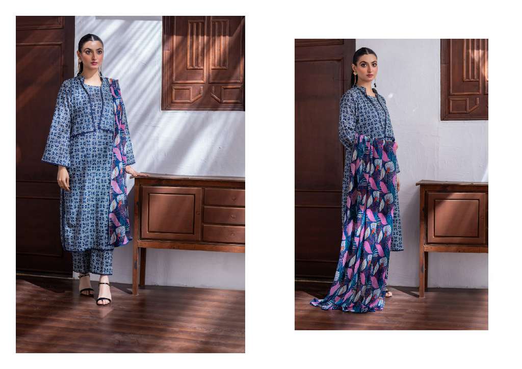 REGALIA IDENTIC WHOLESALE SEPARATES LAWN WITH BAMBER DUPATTA ORIGINAL PAKISATNI SUITS
