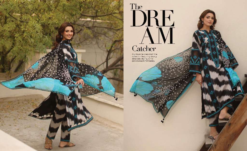 CHARIZMA C-PRINTS WHOLESALE 3 PCS PRINTED LAWN COLLECTION ORIGINAL PAKISTANI SUITS