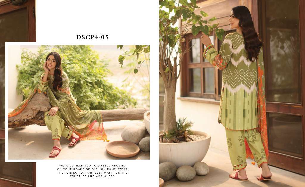 CHARIZMA C-PRINTS WHOLESALE 3 PCS PRINTED LAWN COLLECTION ORIGINAL PAKISTANI SUITS