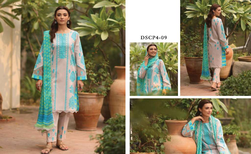 CHARIZMA C-PRINTS WHOLESALE 3 PCS PRINTED LAWN COLLECTION ORIGINAL PAKISTANI SUITS