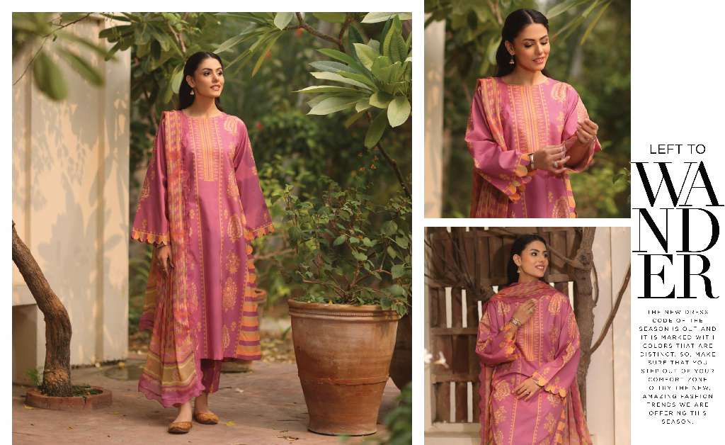 CHARIZMA C-PRINTS WHOLESALE 3 PCS PRINTED LAWN COLLECTION ORIGINAL PAKISTANI SUITS