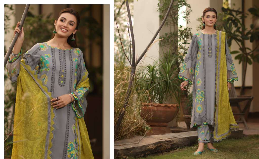 CHARIZMA C-PRINTS WHOLESALE 3 PCS PRINTED LAWN COLLECTION ORIGINAL PAKISTANI SUITS