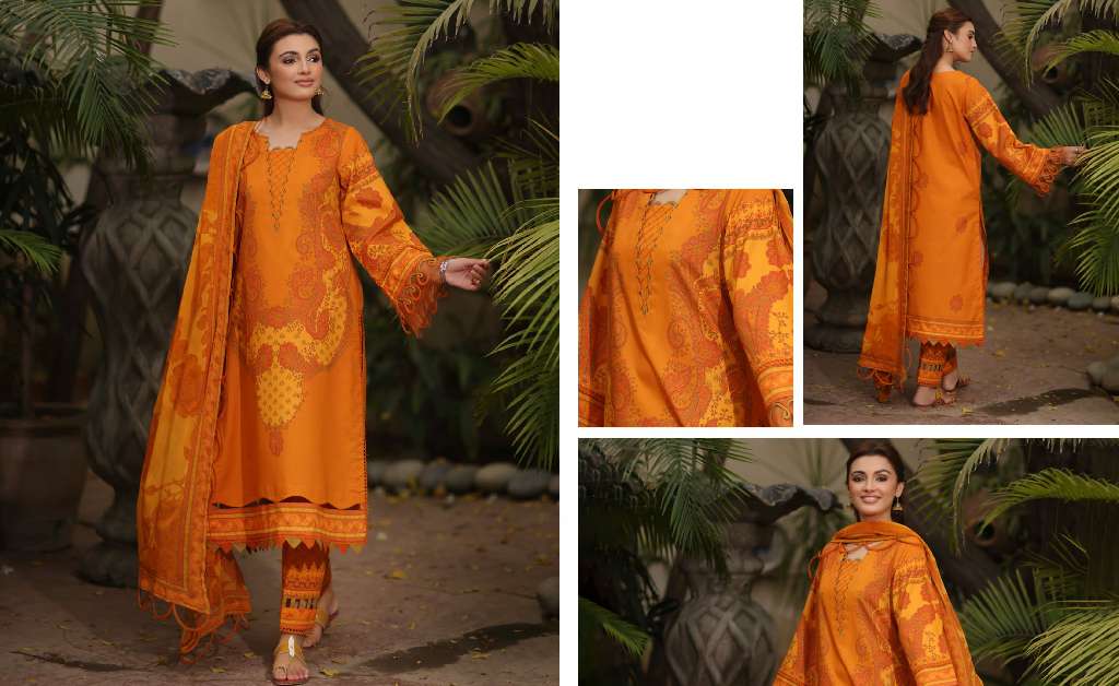 CHARIZMA C-PRINTS WHOLESALE 3 PCS PRINTED LAWN COLLECTION ORIGINAL PAKISTANI SUITS