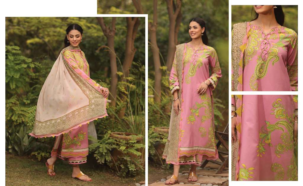 CHARIZMA C-PRINTS WHOLESALE 3 PCS PRINTED LAWN COLLECTION ORIGINAL PAKISTANI SUITS