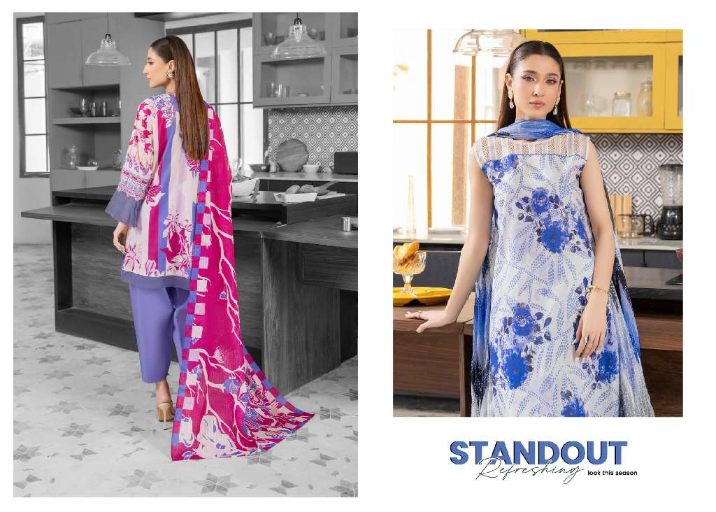 AEMI UNSTITCHED 3 PCS LAWN COLLECTION FOR SUMMER 2025 ORIGINAL PAKISTANI SUITS