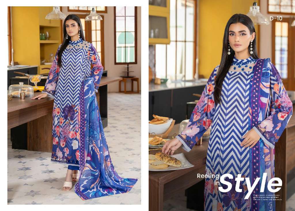 AEMI UNSTITCHED 3 PCS LAWN COLLECTION FOR SUMMER 2025 ORIGINAL PAKISTANI SUITS