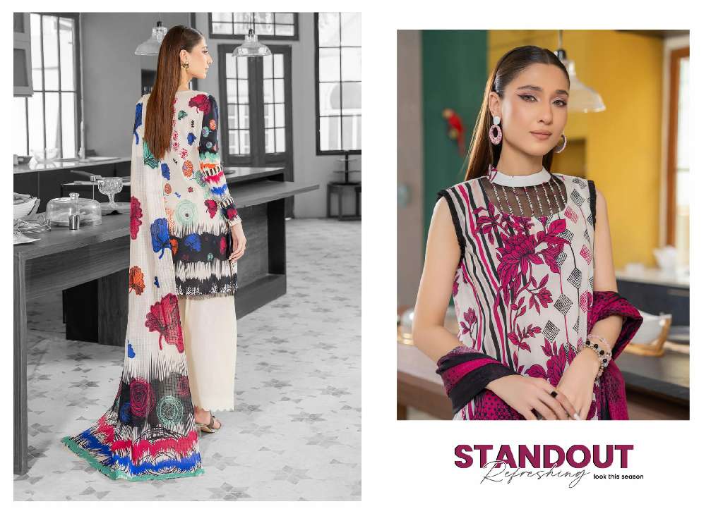 AEMI UNSTITCHED 3 PCS LAWN COLLECTION FOR SUMMER 2025 ORIGINAL PAKISTANI SUITS