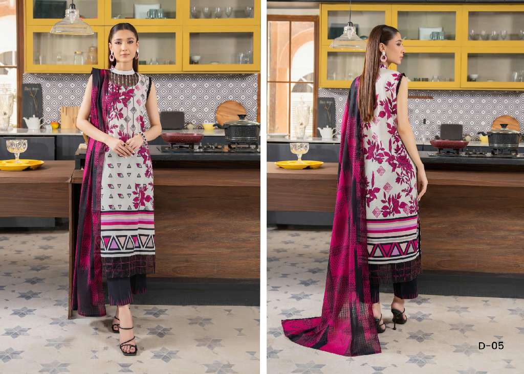 AEMI UNSTITCHED 3 PCS LAWN COLLECTION FOR SUMMER 2025 ORIGINAL PAKISTANI SUITS