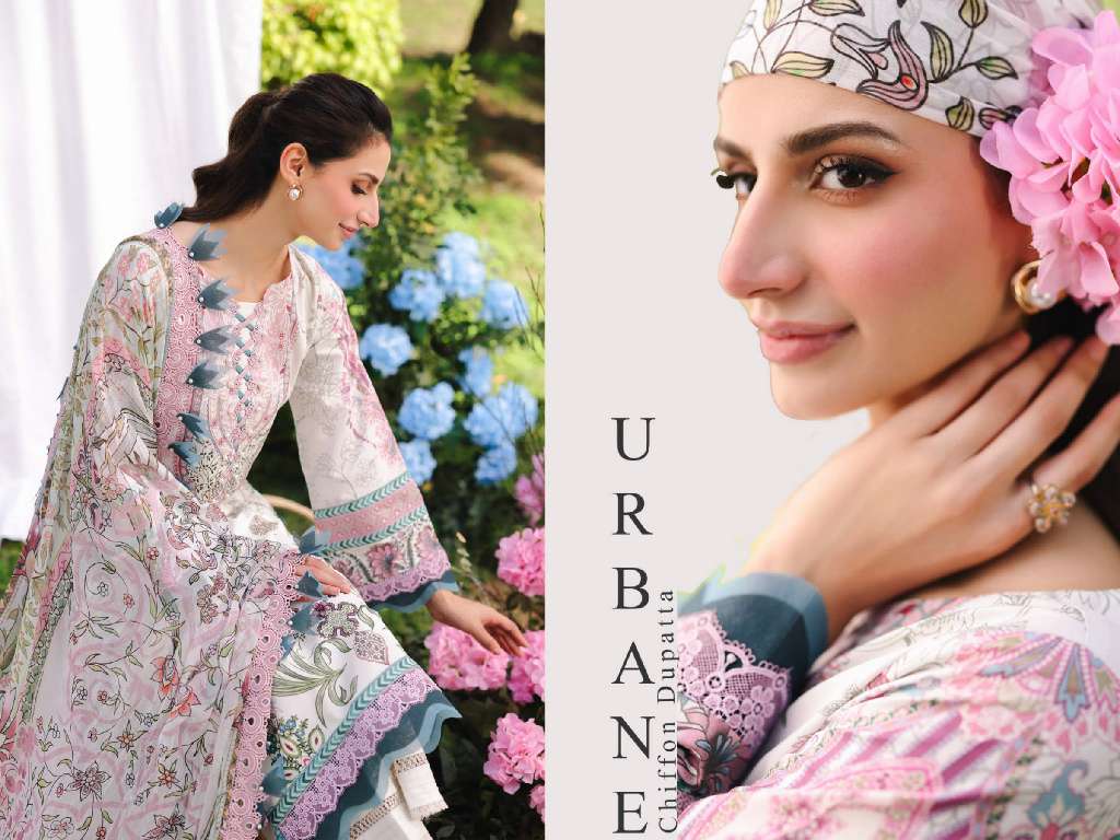 JADE URBANE CHIFFON DUPATTA 2025 WHOLESALE BEAUTIFUL ORIGINAL PAKISTANI SUITS