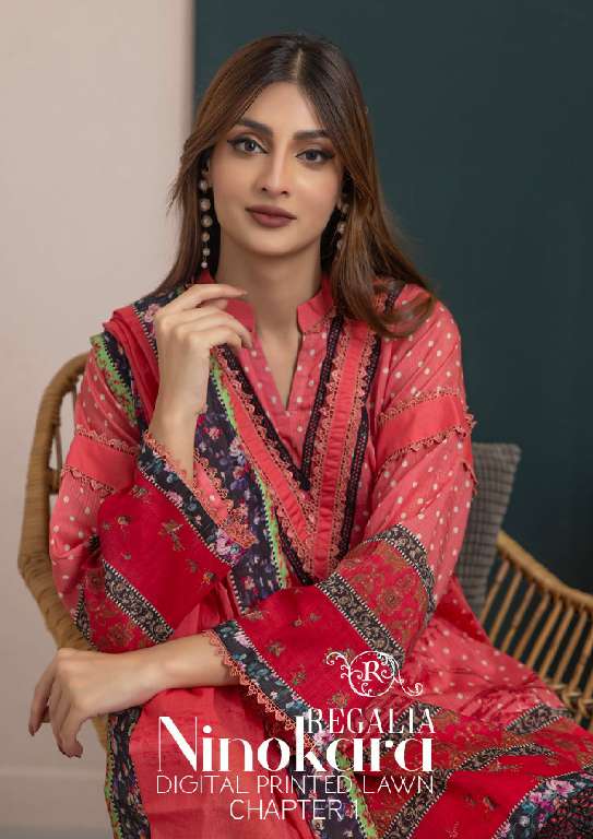 REGALIA NINOKARA DIGITAL PRINTED LAWN CHAPTER 1 WHOLESALE ORIGINAL PAKISTANI SUITS