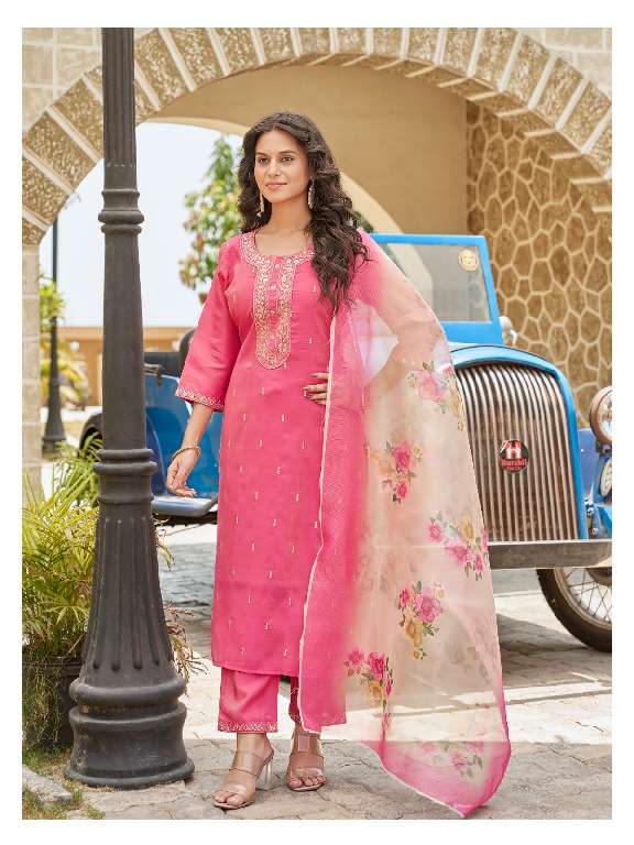AANCHI PRESENT SCORPIO WHOLESALE READYMADE 3 PCS STRAIGHT CONCEPT SUITS