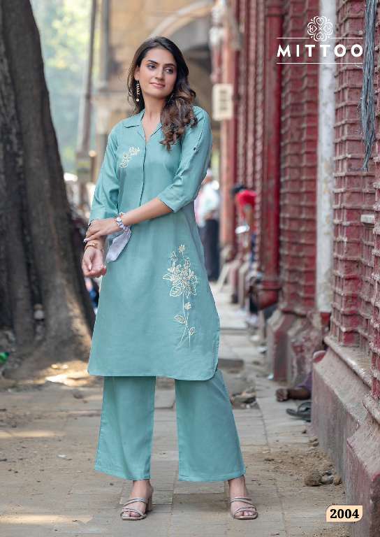 MITTOO ESHANI WHOLESALE TRENDY SUMMER CORD SET COLLECTION
