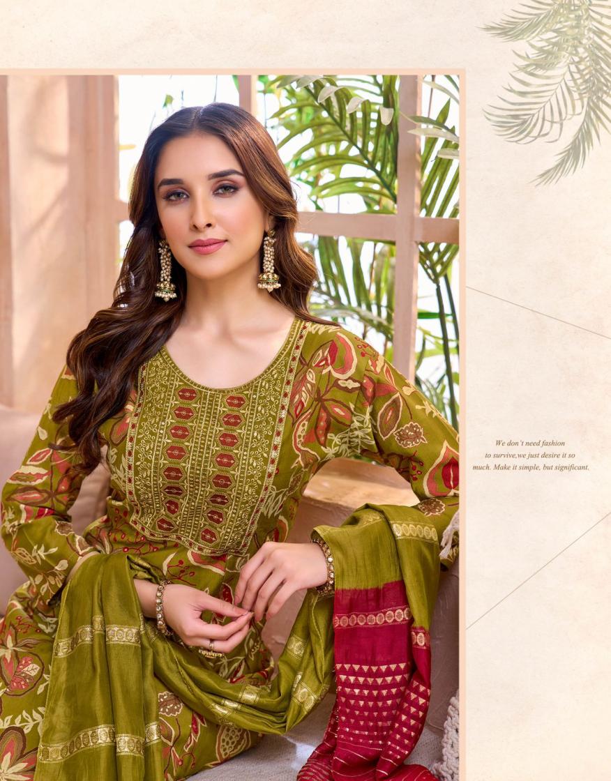 TANIKSH SAMA VOL 2 VERTICAL READYMADE REGULAR WEAR 3PCS DRESS ONLINE