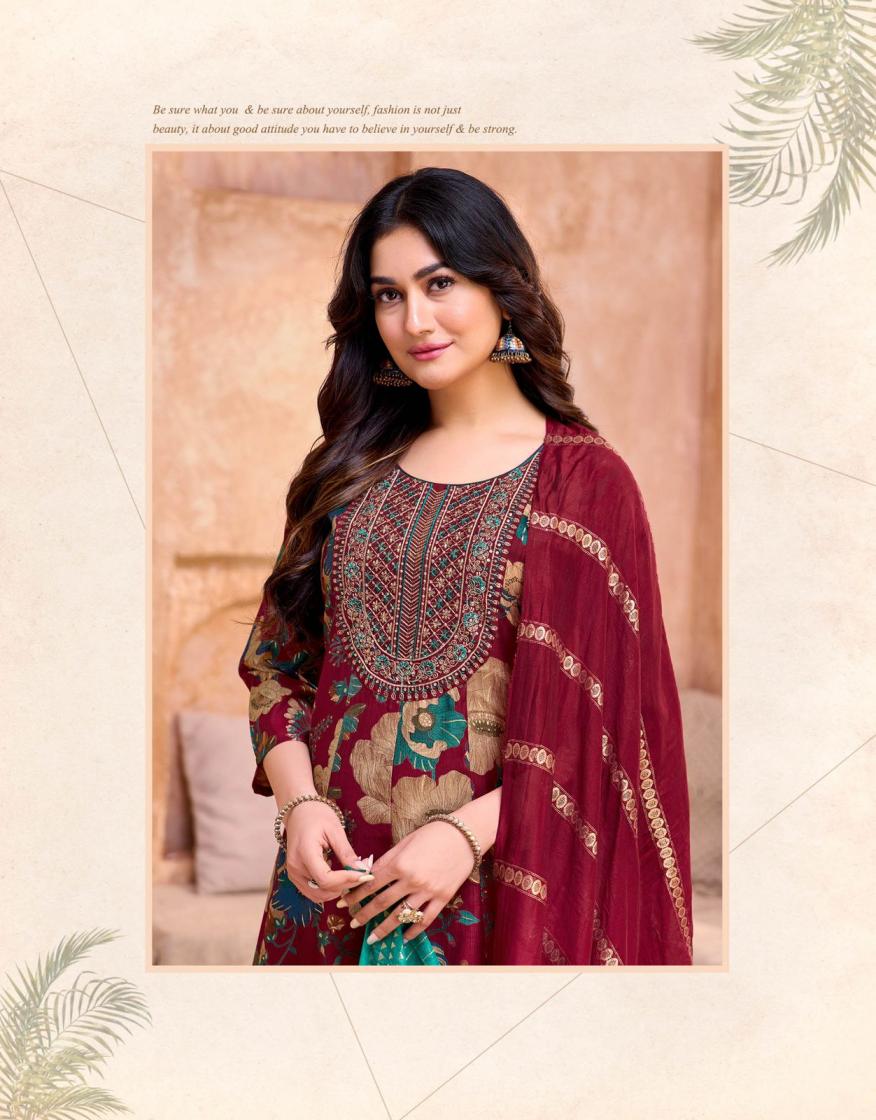 TANIKSH SAMA VOL 2 VERTICAL READYMADE REGULAR WEAR 3PCS DRESS ONLINE