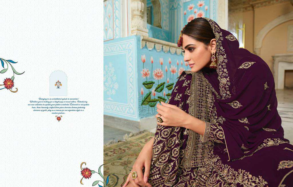 ZISA SIMRAN BY MEERA TRENDZ EXCLUSIVE EMBROIDERY EID SPECIAL SALWAR KAMEEZ
