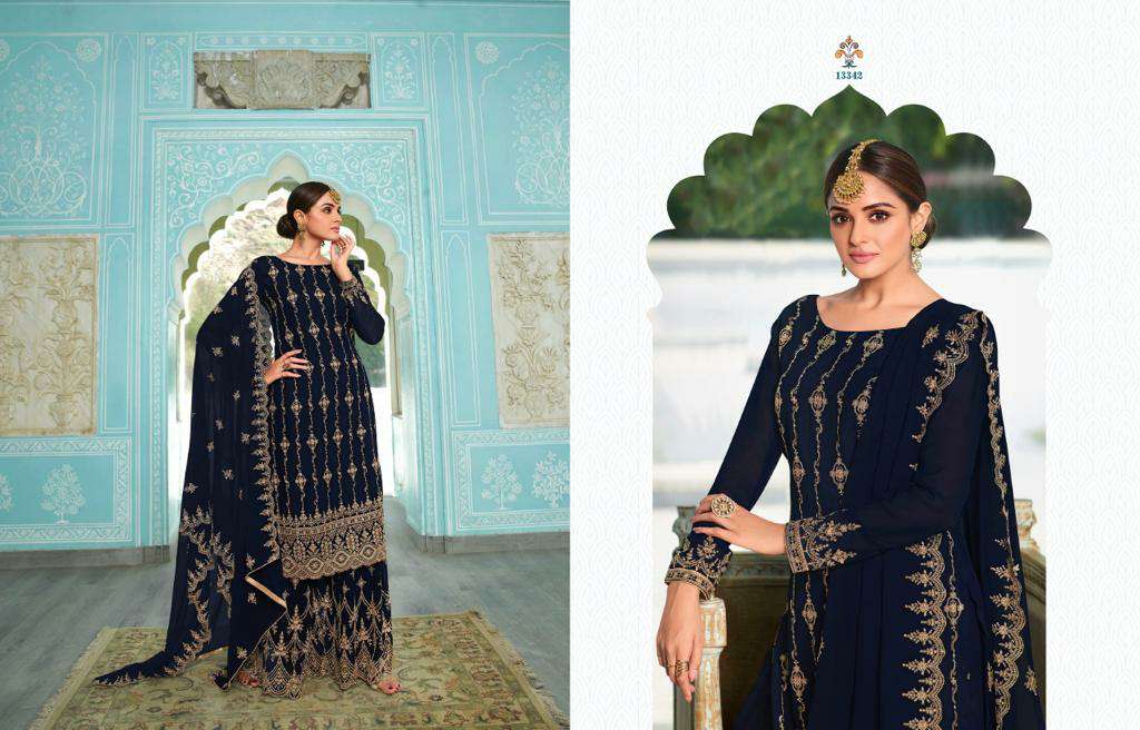ZISA SIMRAN BY MEERA TRENDZ EXCLUSIVE EMBROIDERY EID SPECIAL SALWAR KAMEEZ