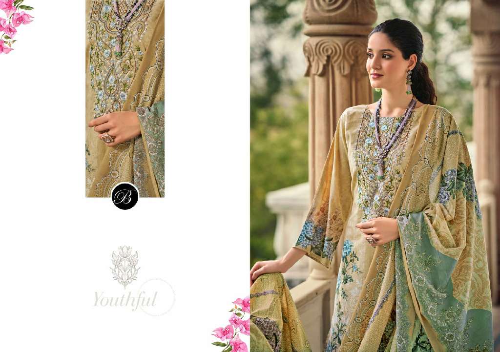 BELLIZA DESIGNER PRESENT NAIRA VOL-107 WHOLESALE PREMIUM DESIGNER PAKISTANI SUITS