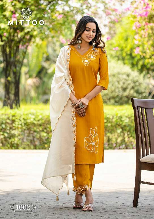 MITTOO ELITE WHOLESALE DESIGNER 3 PCS READY TO WEAR SUITS