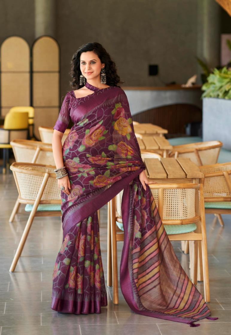SIDDHARTH SILK MILLS LIBAS COTTON BRASSO SHOP TRENDY SAREE WHOLESALER