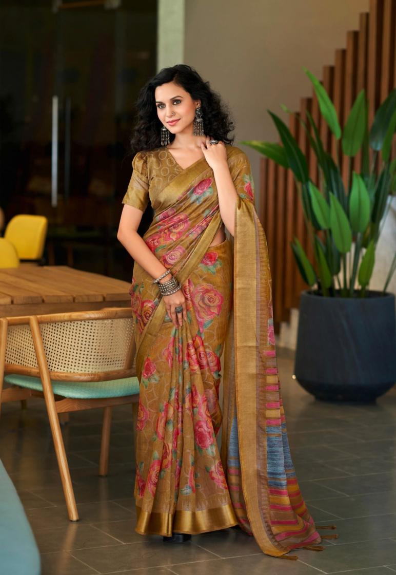 SIDDHARTH SILK MILLS LIBAS COTTON BRASSO SHOP TRENDY SAREE WHOLESALER