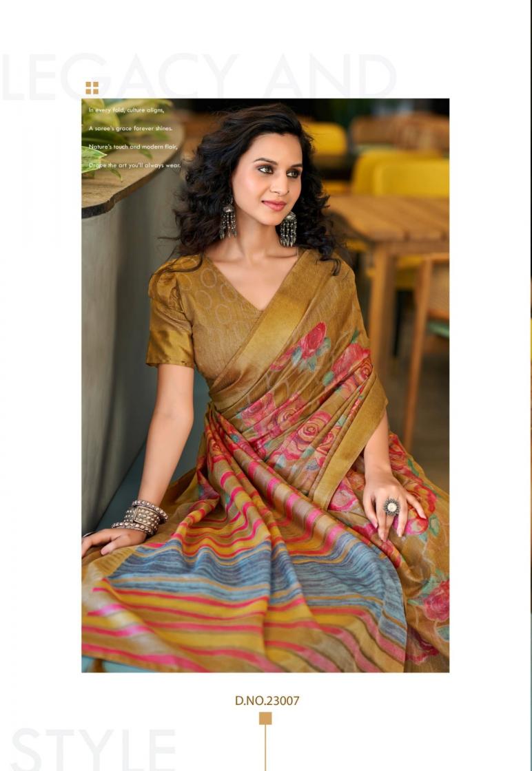 SIDDHARTH SILK MILLS LIBAS COTTON BRASSO SHOP TRENDY SAREE WHOLESALER