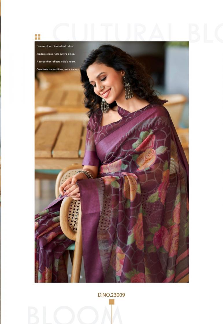 SIDDHARTH SILK MILLS LIBAS COTTON BRASSO SHOP TRENDY SAREE WHOLESALER
