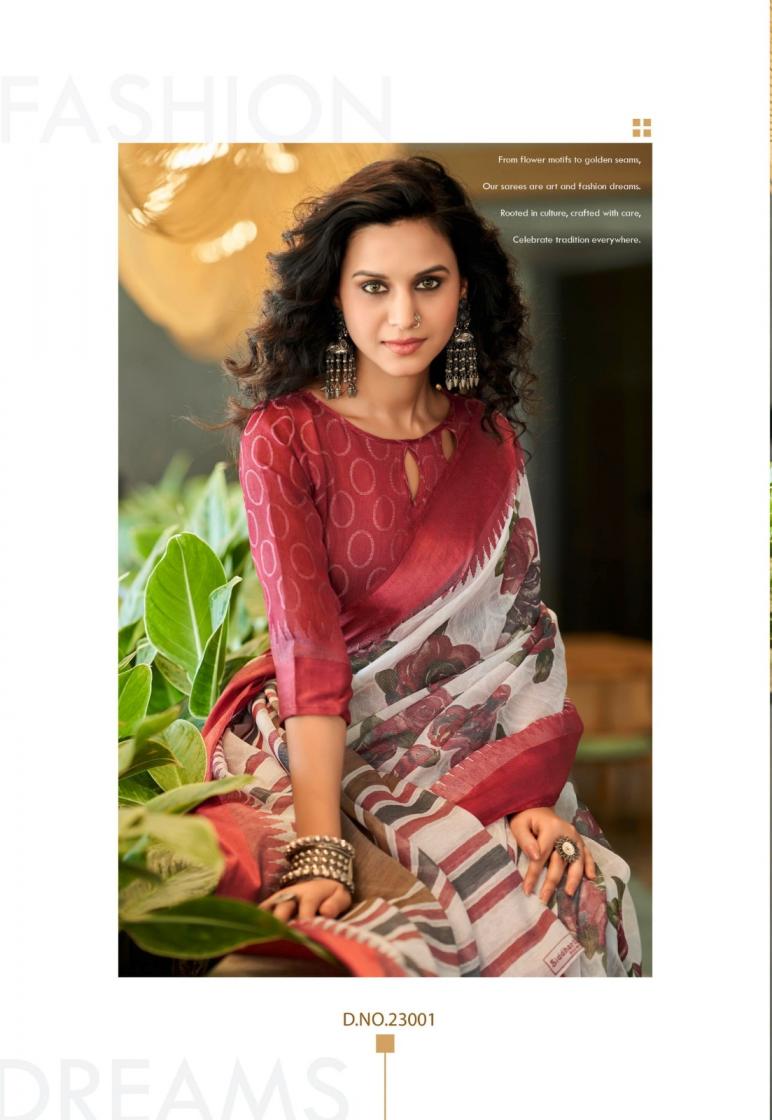 SIDDHARTH SILK MILLS LIBAS COTTON BRASSO SHOP TRENDY SAREE WHOLESALER