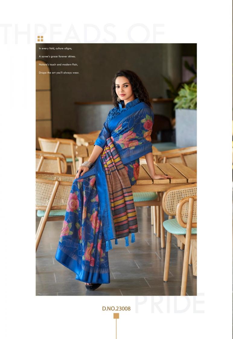 SIDDHARTH SILK MILLS LIBAS COTTON BRASSO SHOP TRENDY SAREE WHOLESALER