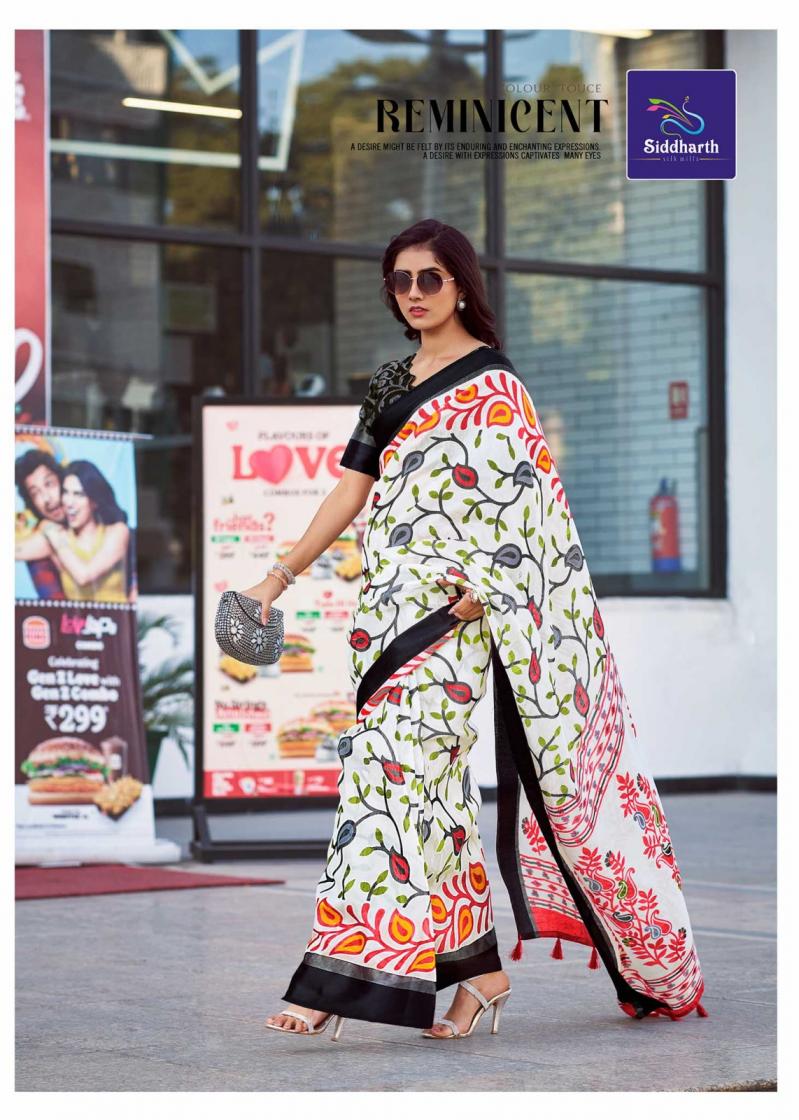 SIDDHARTH SILK MILLS WEAVER STORY UNIQUE COTTON BRASSO SAREES ONLINE